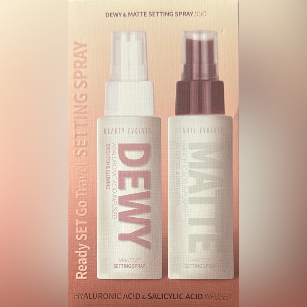 Dewy & Matte Setting Spray Set